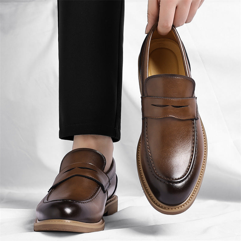 Italian Vento Penny Loafers