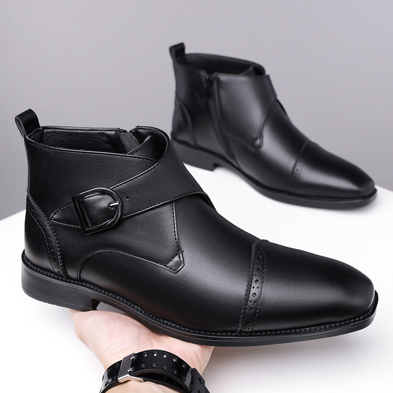 Marcello Genuine Leather Ankle Boots