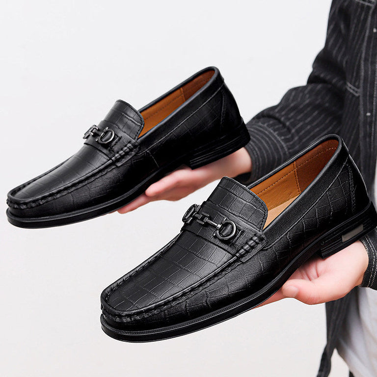 Roberto Premium Italian Leather Slip-On Shoes