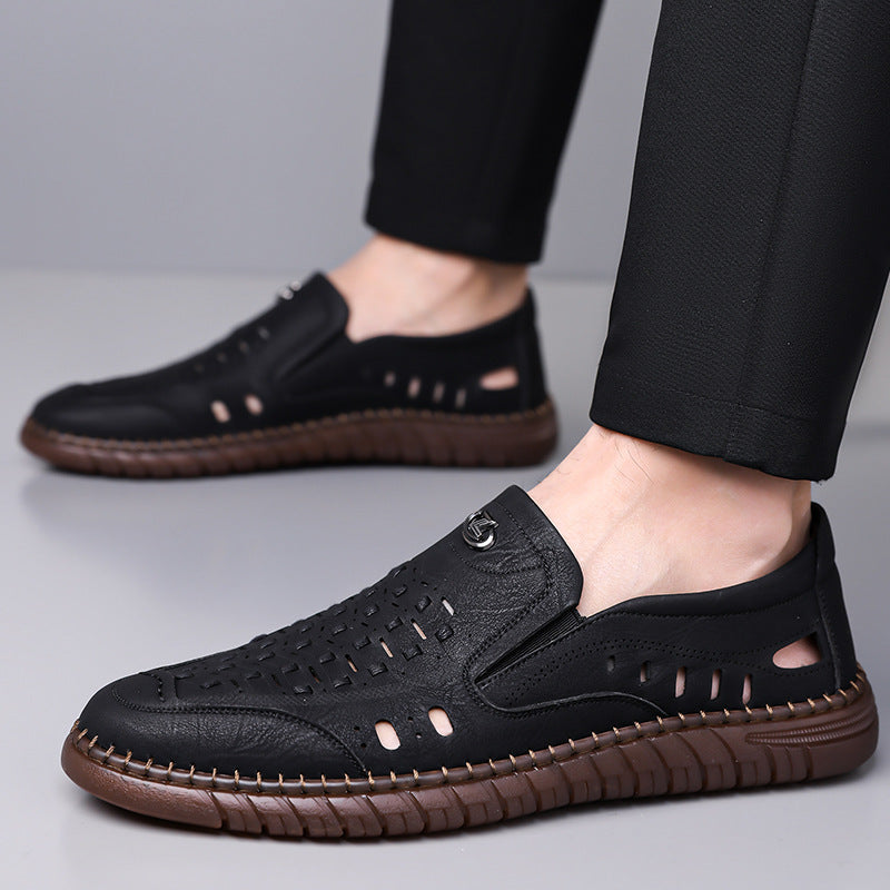 Authentic Leather Carver Footwear