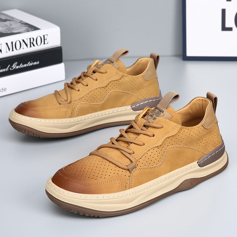 Italian Leather Sneakers by Carlo