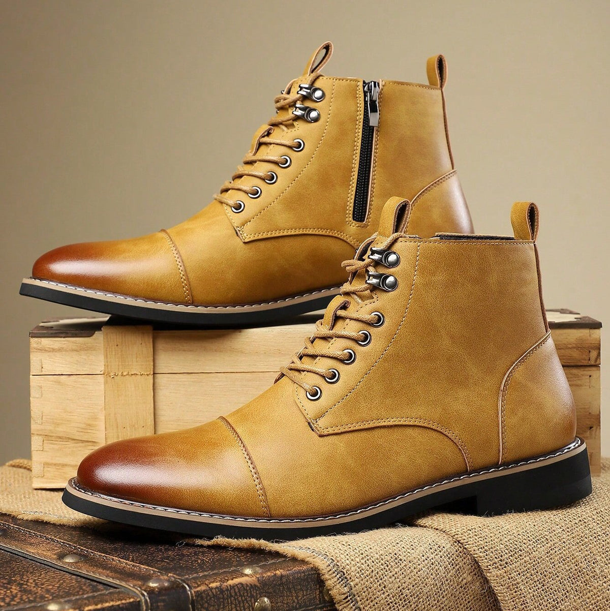 Authentic Leather Heritage Boots
