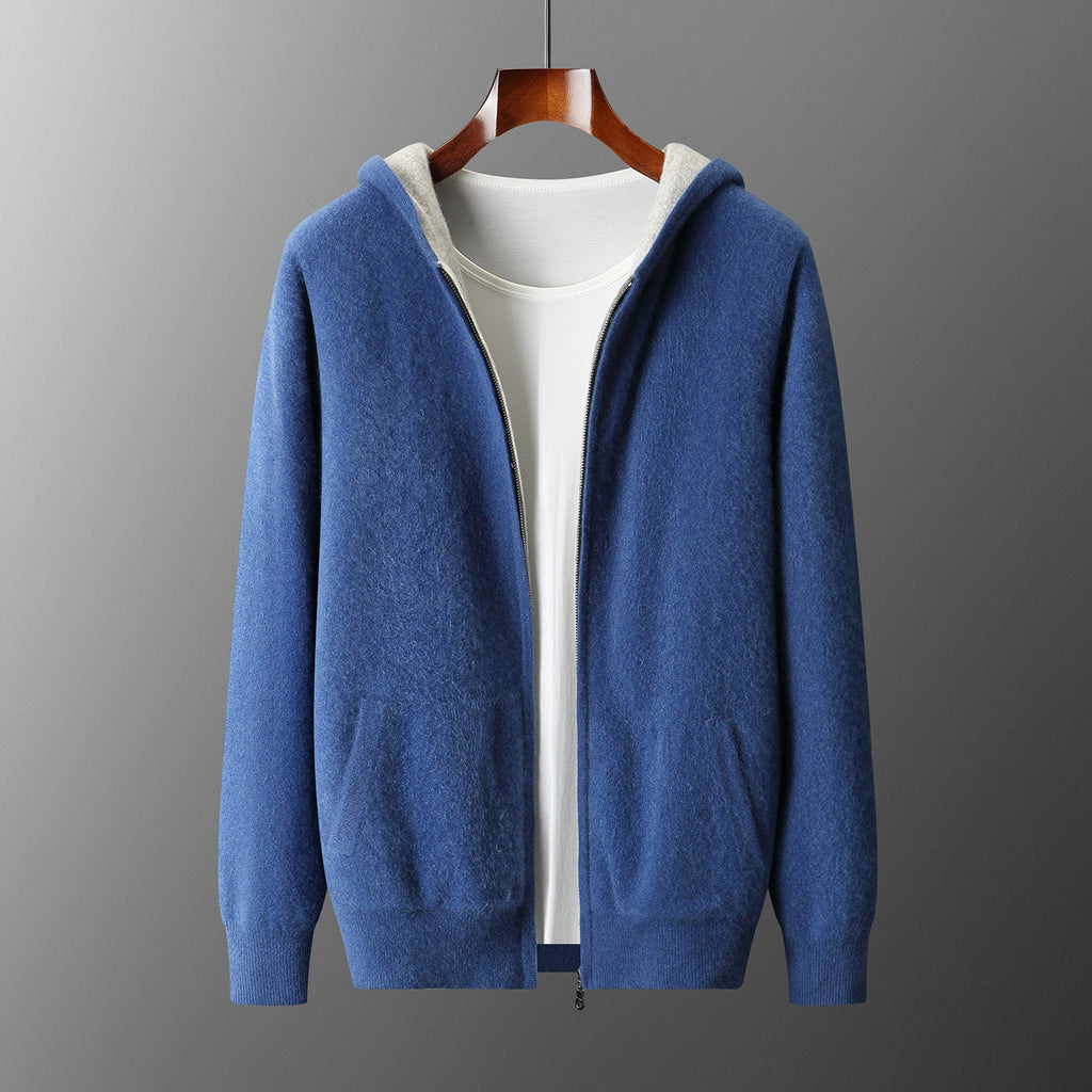 Giorgio Merino Wool Pullover Hoodie