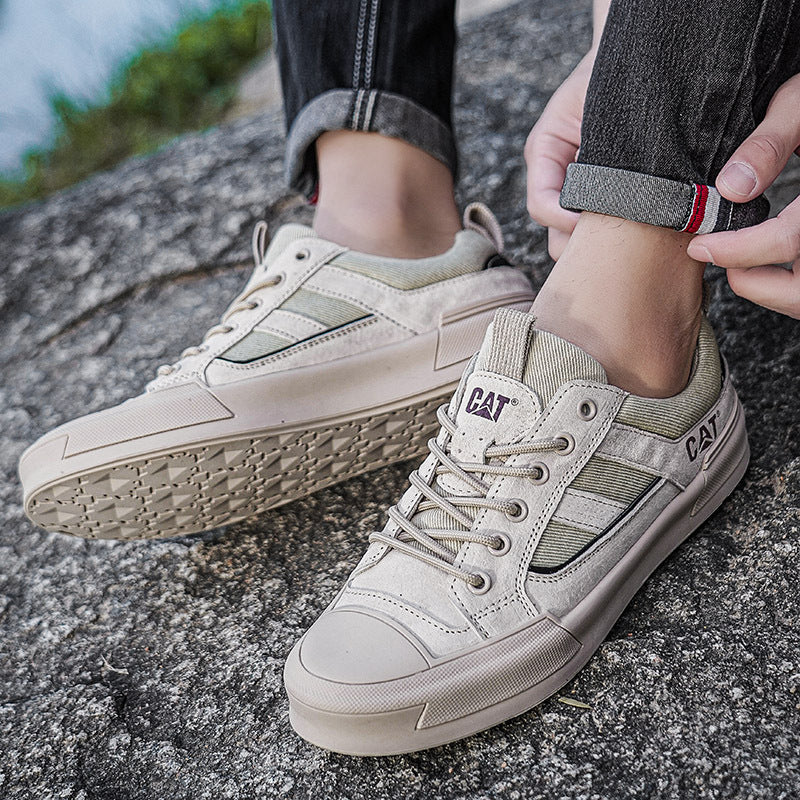 CAT® UrbanDrift Leather Sneakers for Modern Style