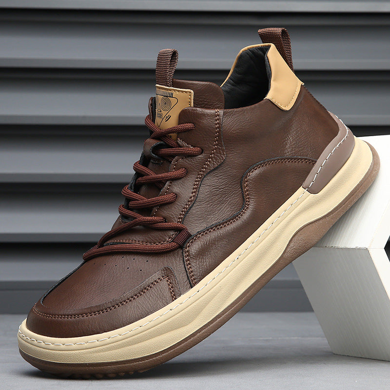 Authentic Italian Leather Sneakers by Marco