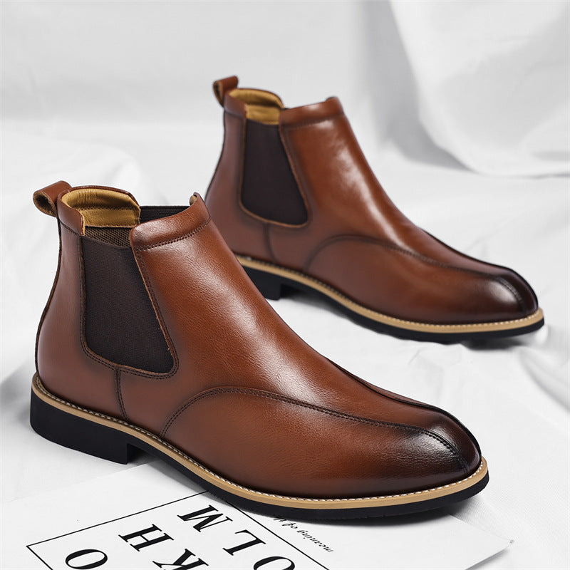 Marcello Leather Ankle Boots