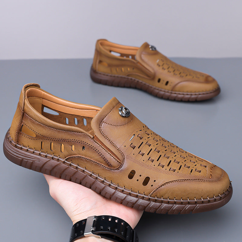 Authentic Leather Carver Footwear