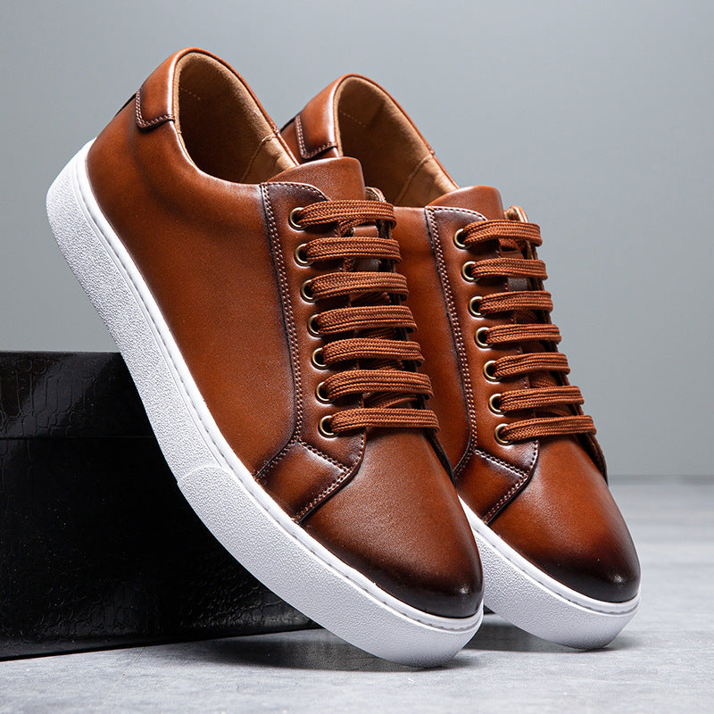 Italian Luxury Leather Sneakers