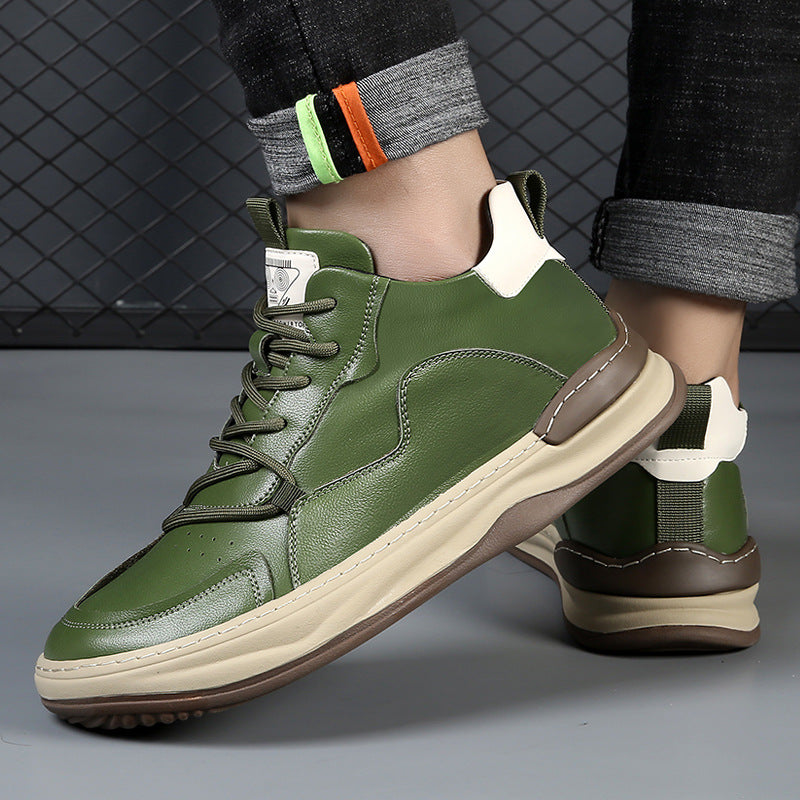 Authentic Italian Leather Sneakers by Ravello