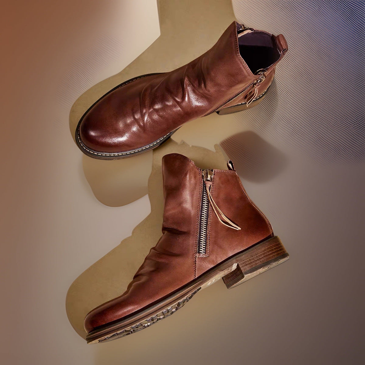 Miles Leather Boots by Ford