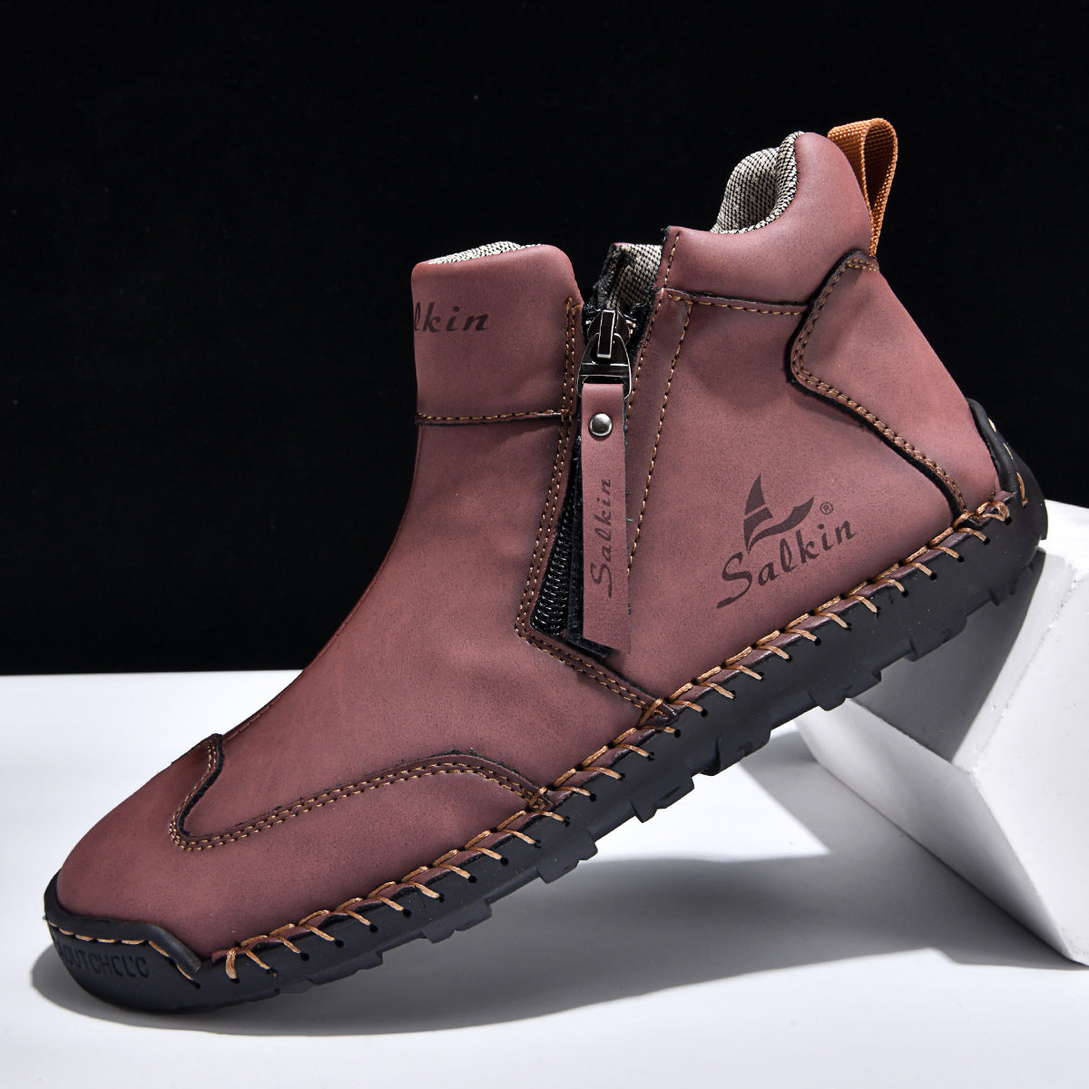 Adventure-Ready Leather Footwear