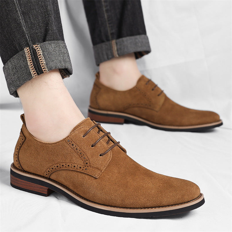 Elegant Suede Dress Shoes