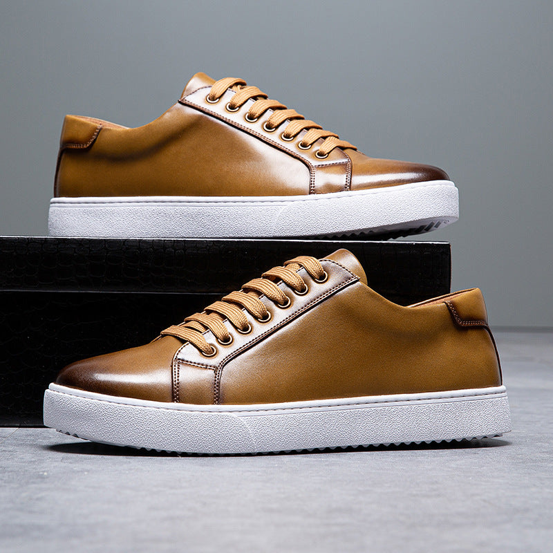 Italian Luxury Leather Sneakers