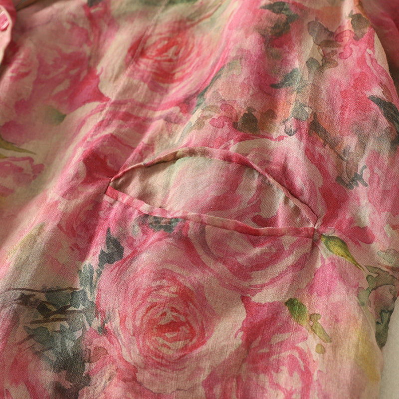 Floral Lila Blouse