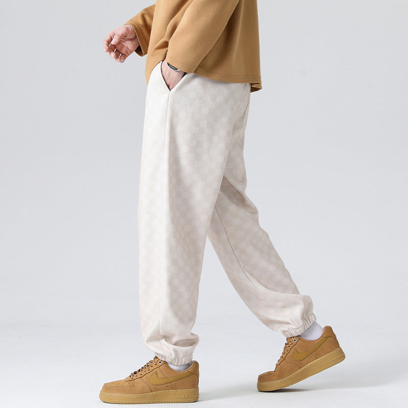 Andre Checkered Corduroy Joggers
