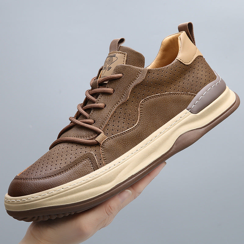 Italian Leather Sneakers by Carlo