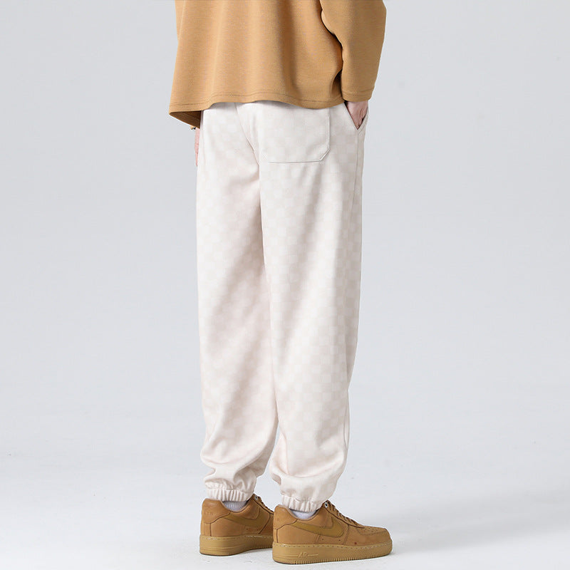Andre Checkered Corduroy Joggers