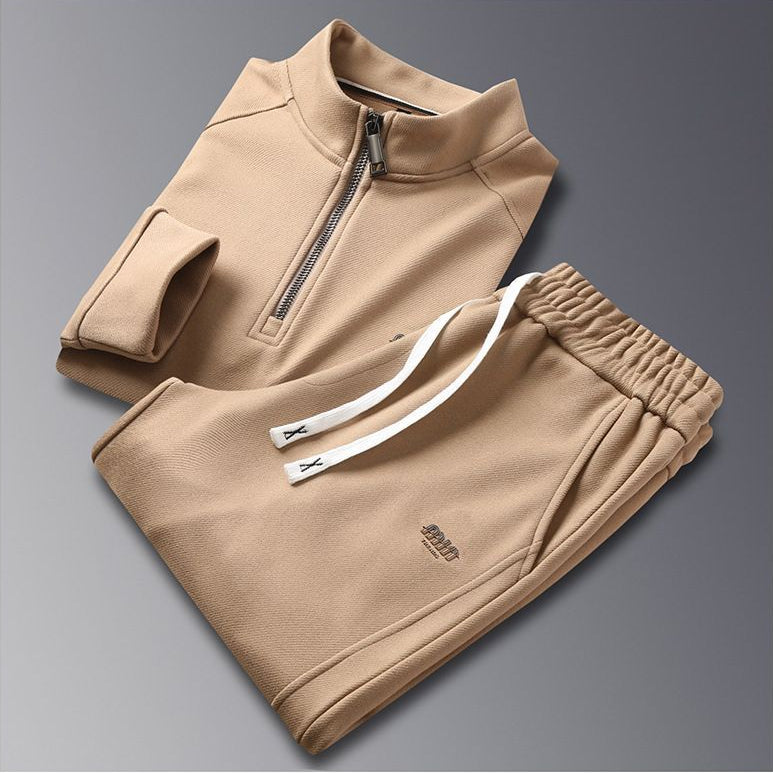 Hudson Quarter-Zip Track Suit Ensemble