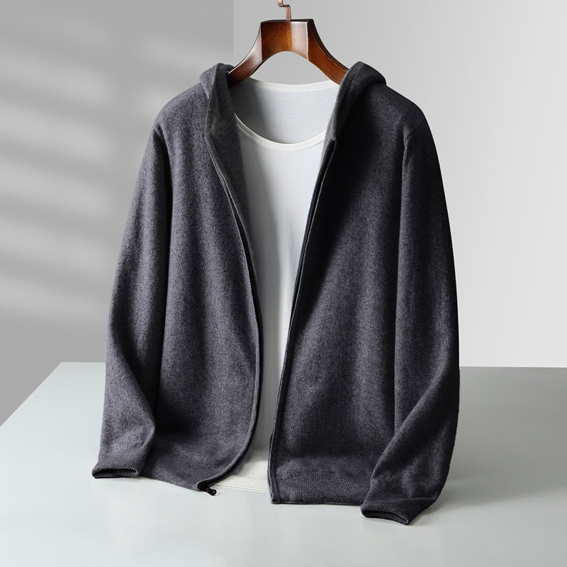 Giorgio Merino Wool Pullover Hoodie