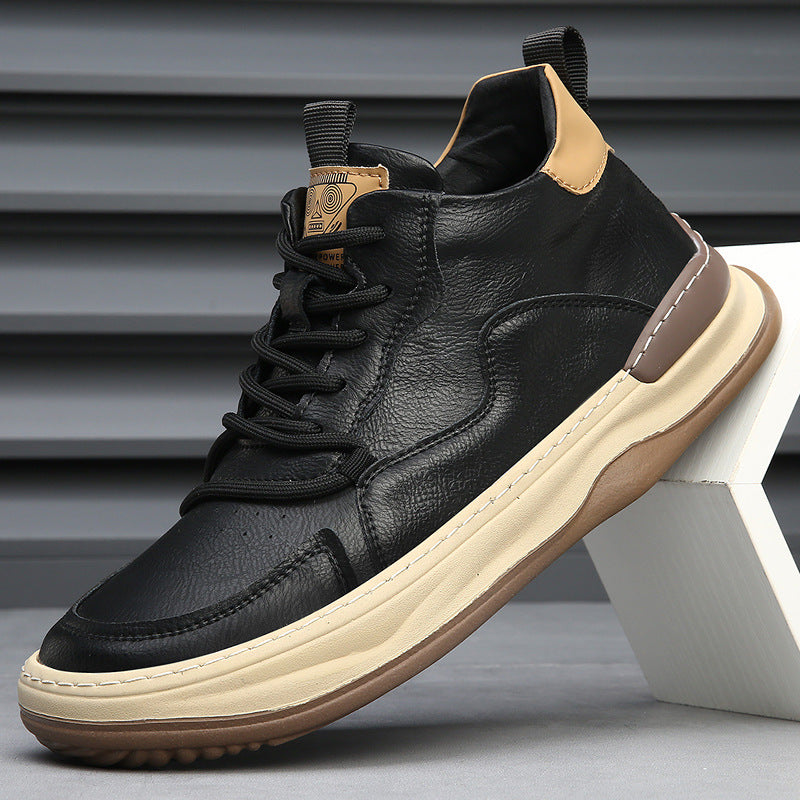 Authentic Italian Leather Sneakers by Marco