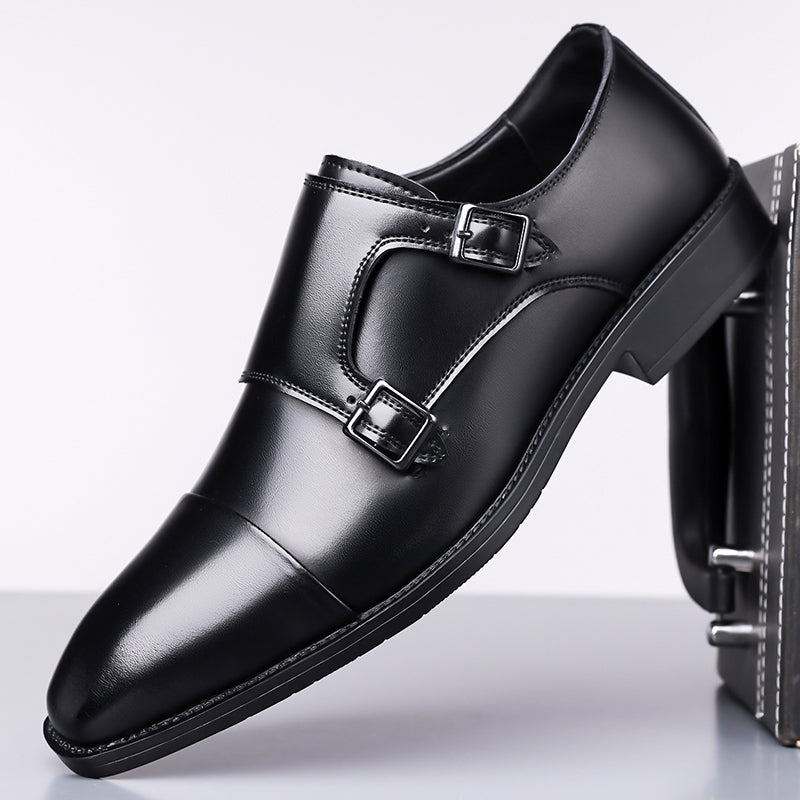 Veneto Italian Monk Strap Slip-On Loafers