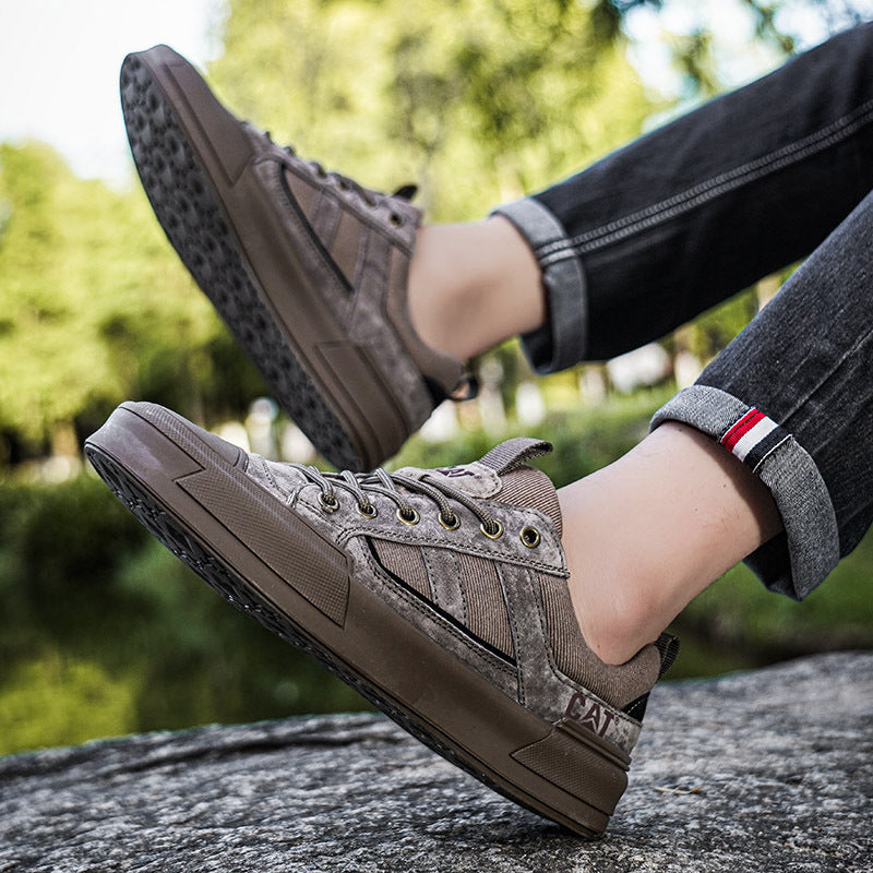 CAT® UrbanDrift Leather Sneakers for Modern Style