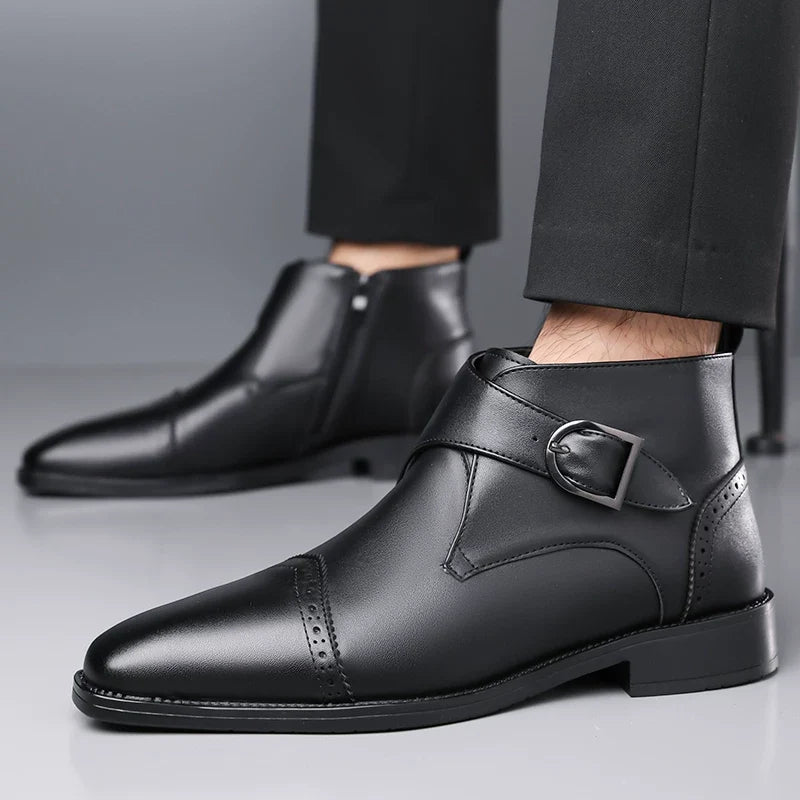 Marcello Genuine Leather Ankle Boots