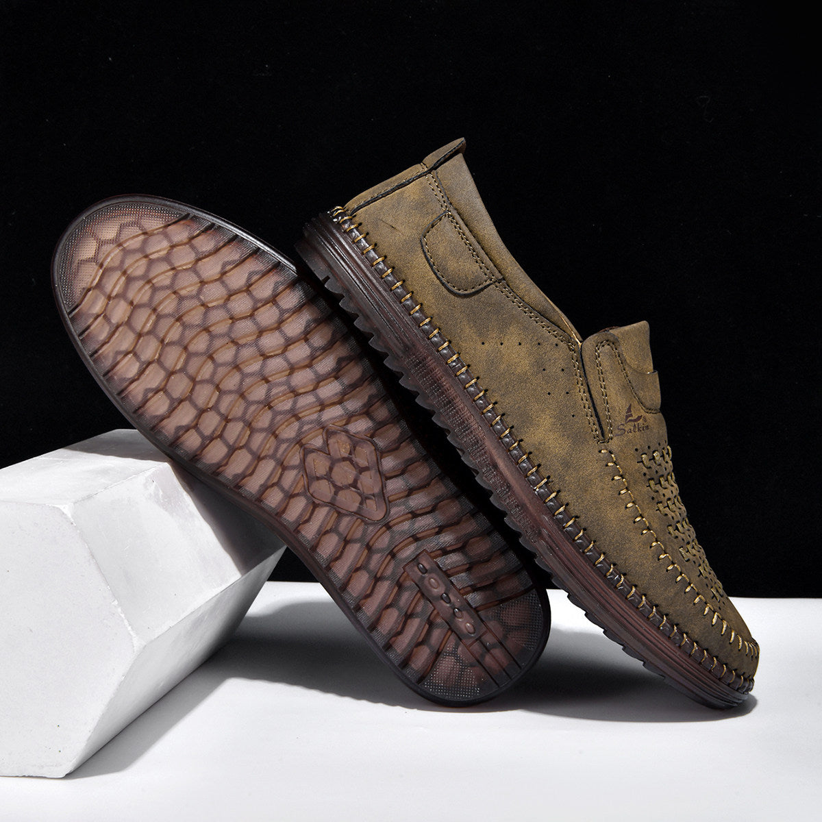 Authentic Leather Loafers by Porter