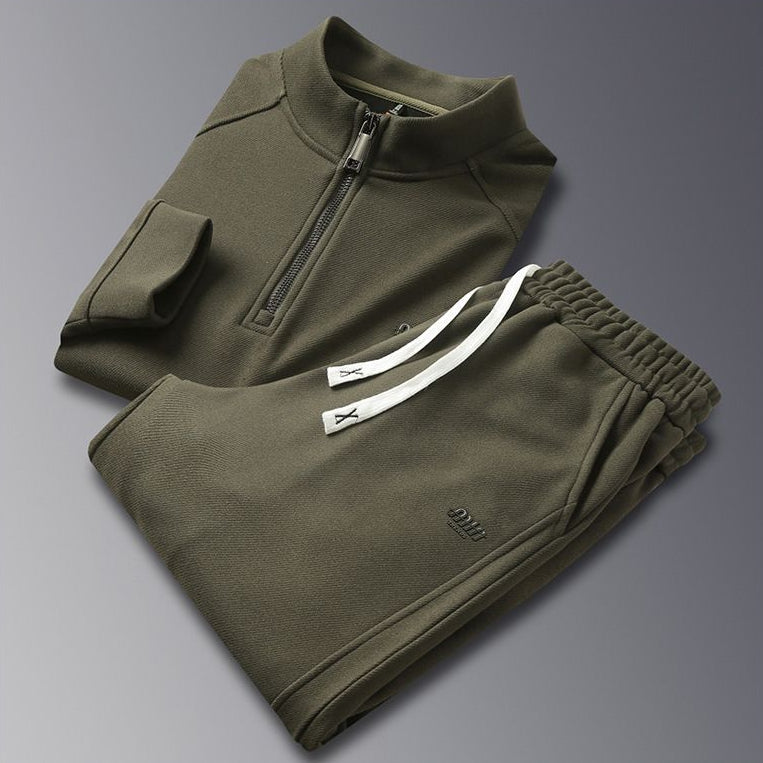 Hudson Quarter-Zip Track Suit Ensemble