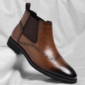 Davos Premium Leather Chelsea Boots