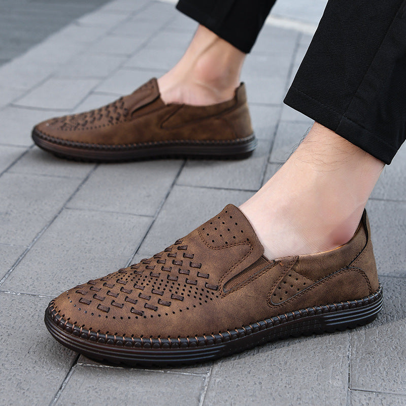 Carter Authentic Leather Slip-On Shoes