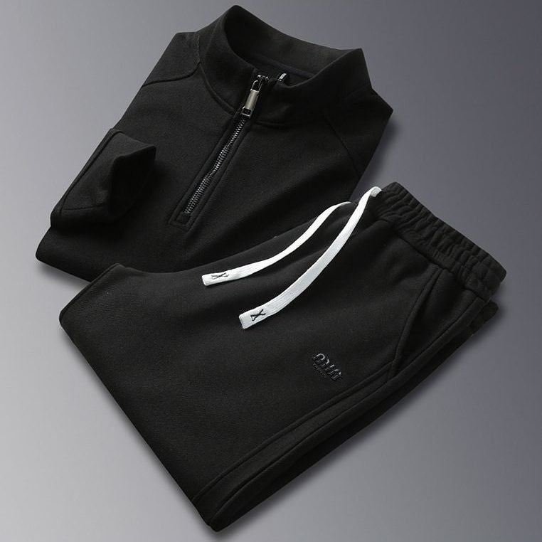 Hudson Quarter-Zip Track Suit Ensemble