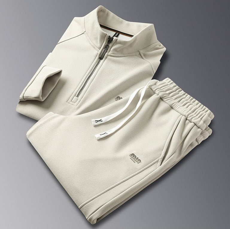 Hudson Quarter-Zip Track Suit Ensemble