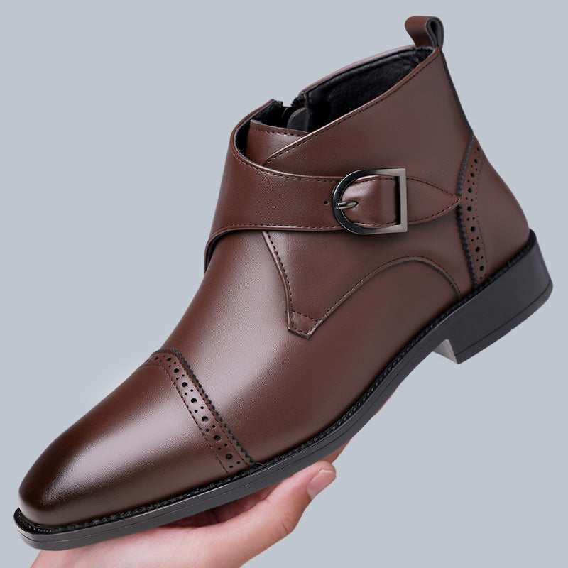 Marcello Genuine Leather Ankle Boots