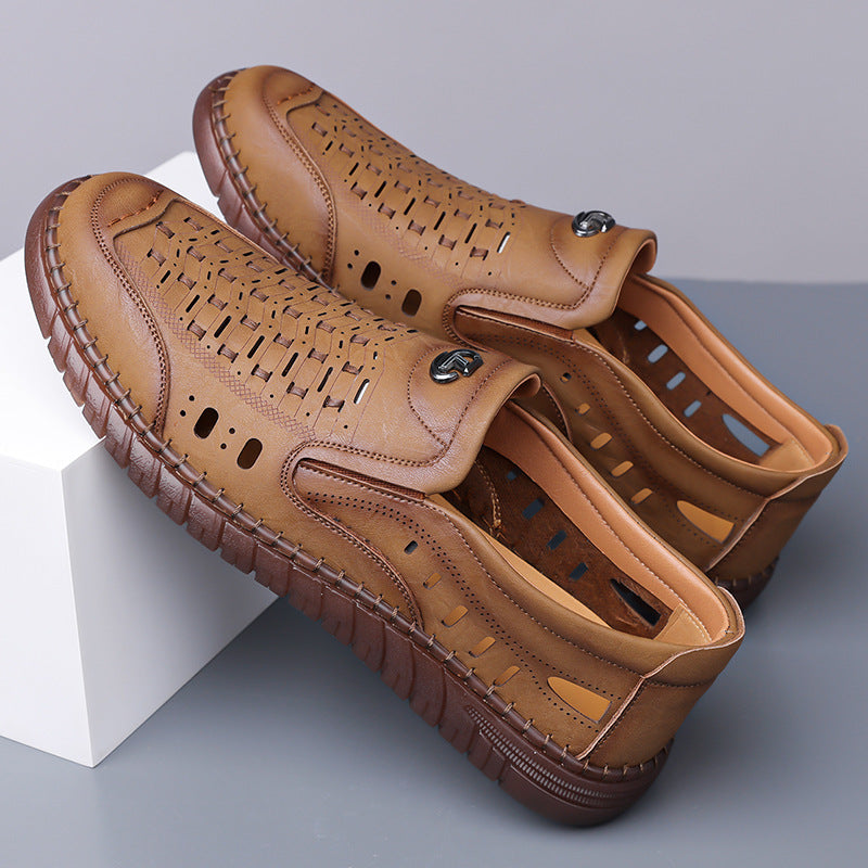 Authentic Leather Carver Footwear