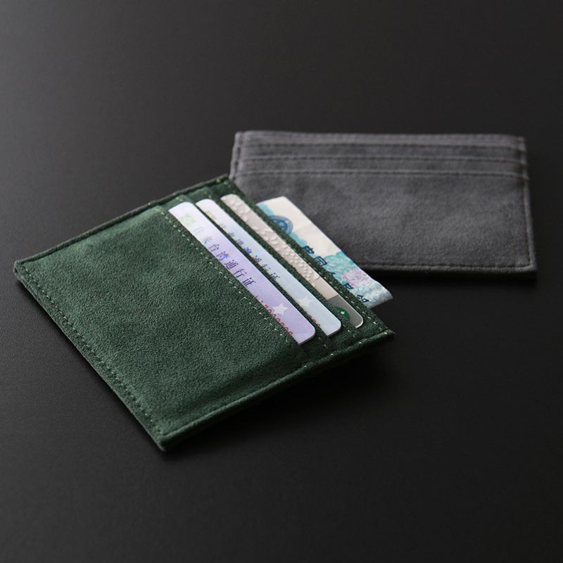 Cavallo Italian Alcantara Leather Wallet