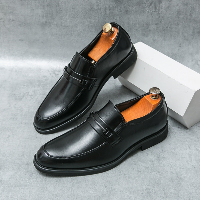 Bruno Genuine Italian Leather Slip-On Shoes