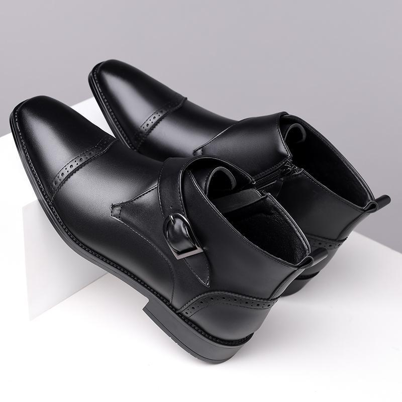 Marcello Genuine Leather Ankle Boots