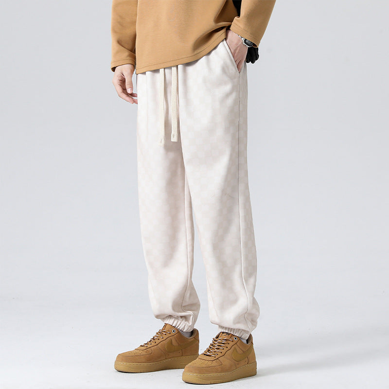 Andre Checkered Corduroy Joggers