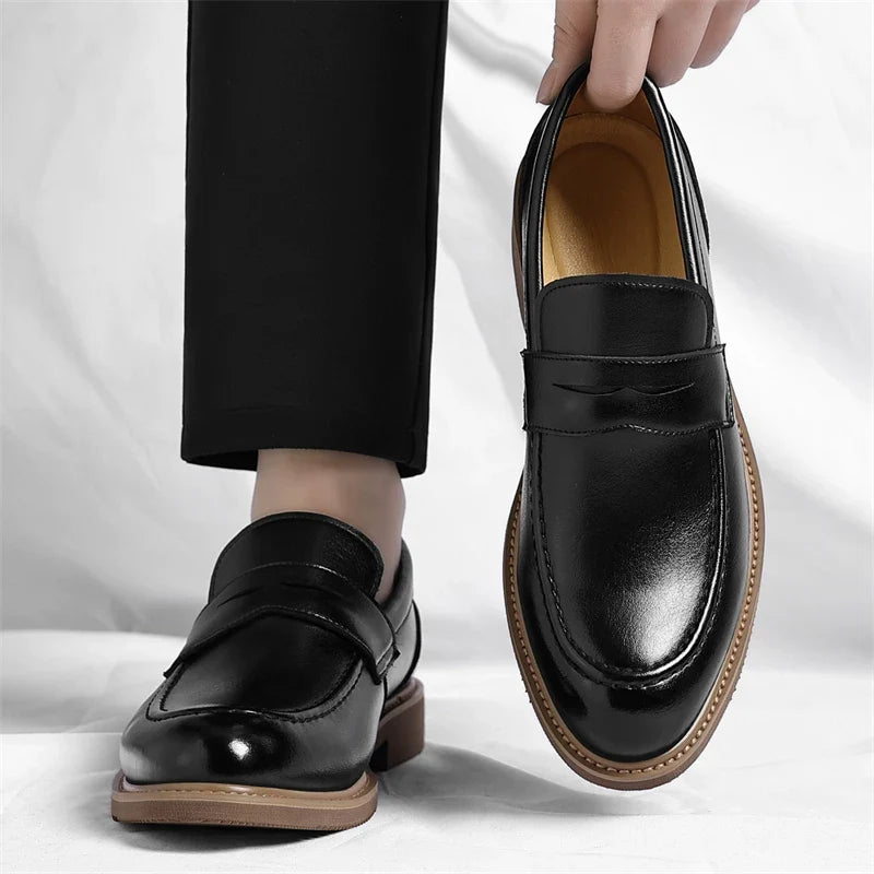 Italian Vento Penny Loafers