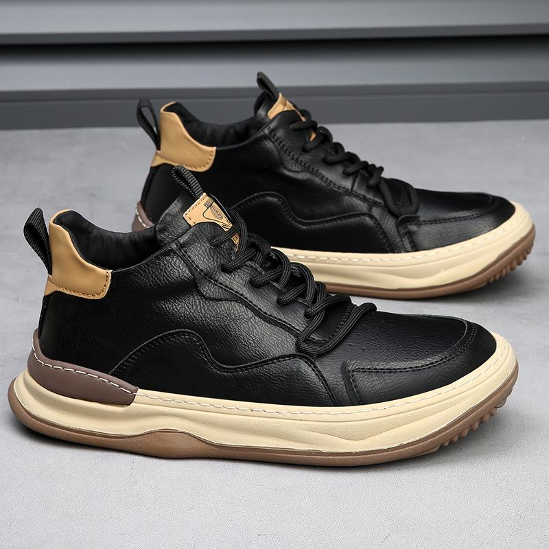 Authentic Italian Leather Sneakers by Marco