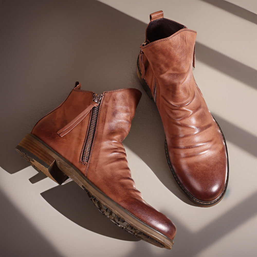Miles Leather Boots by Ford