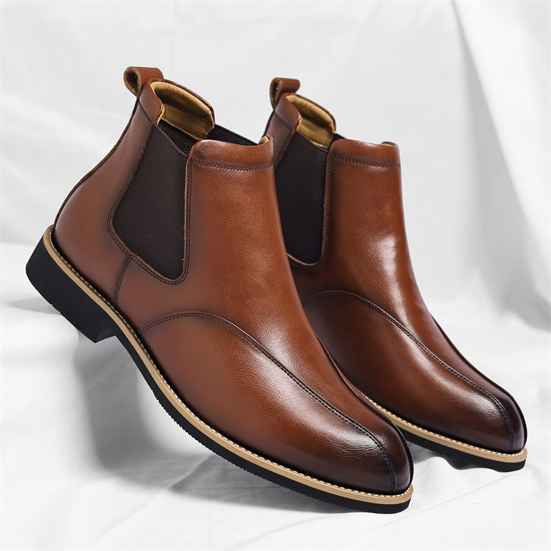 Marcello Leather Ankle Boots