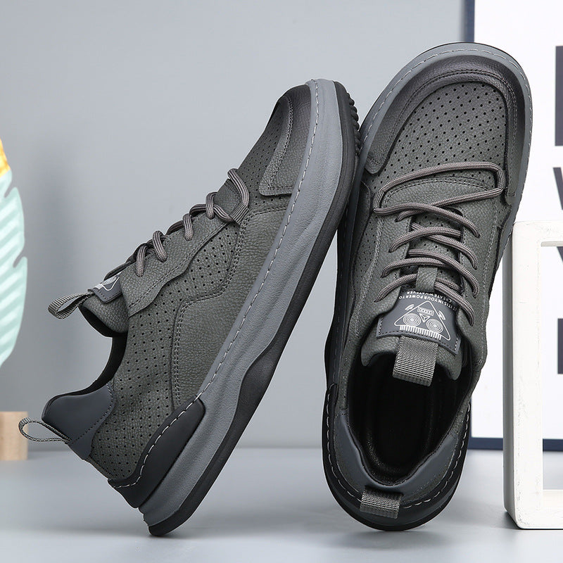Italian Leather Sneakers by Carlo