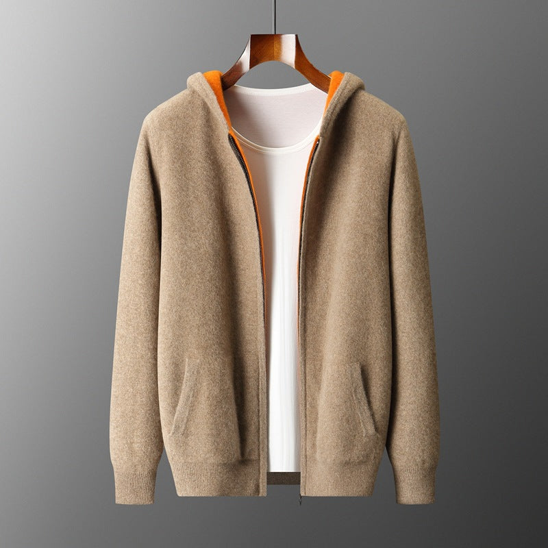 Giorgio Merino Wool Pullover Hoodie