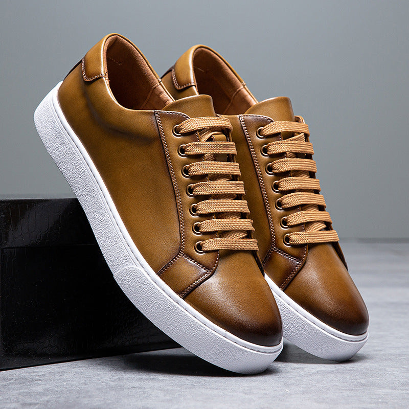 Italian Luxury Leather Sneakers