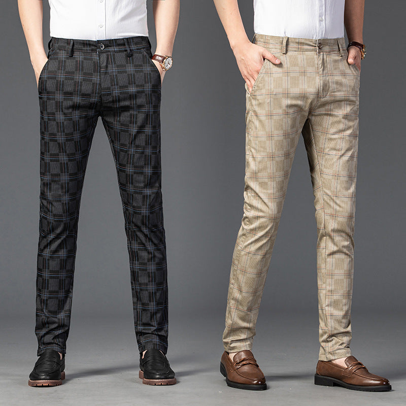 Sebastien Plaid Trousers