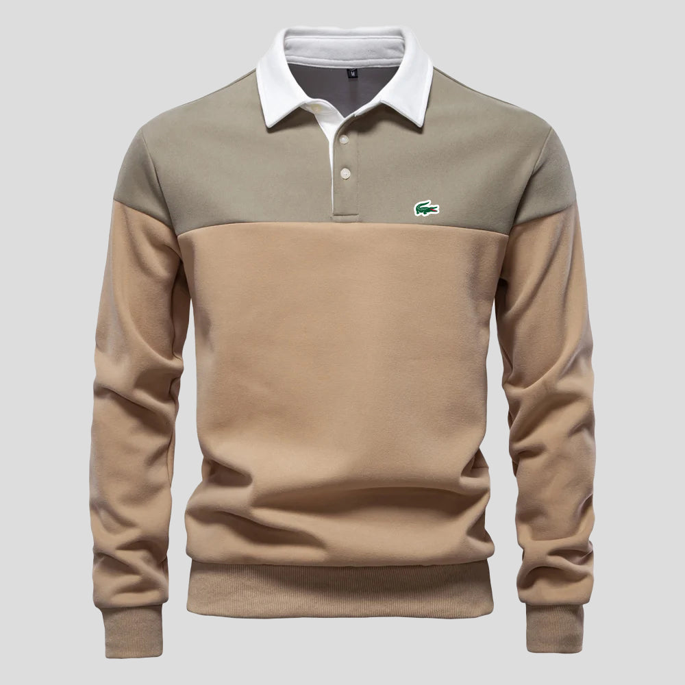 Premium Color-Block Cotton Hoodie