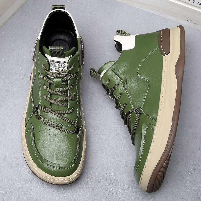 Authentic Italian Leather Sneakers by Ravello