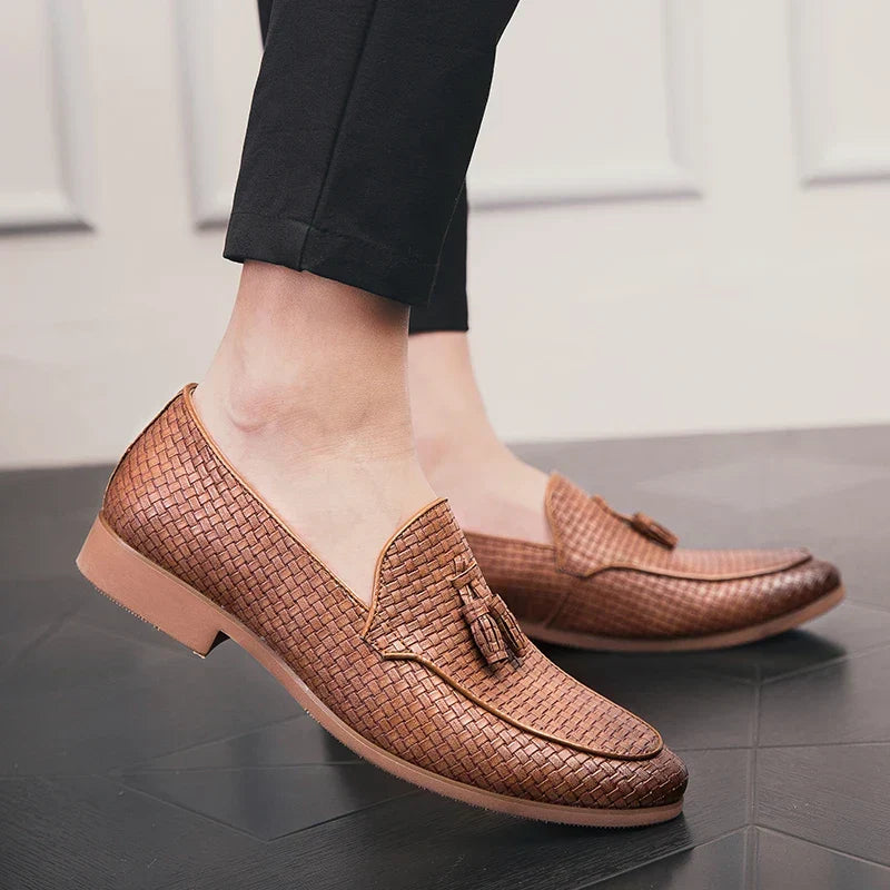 Lombardi Woven Tassel Slip-Ons